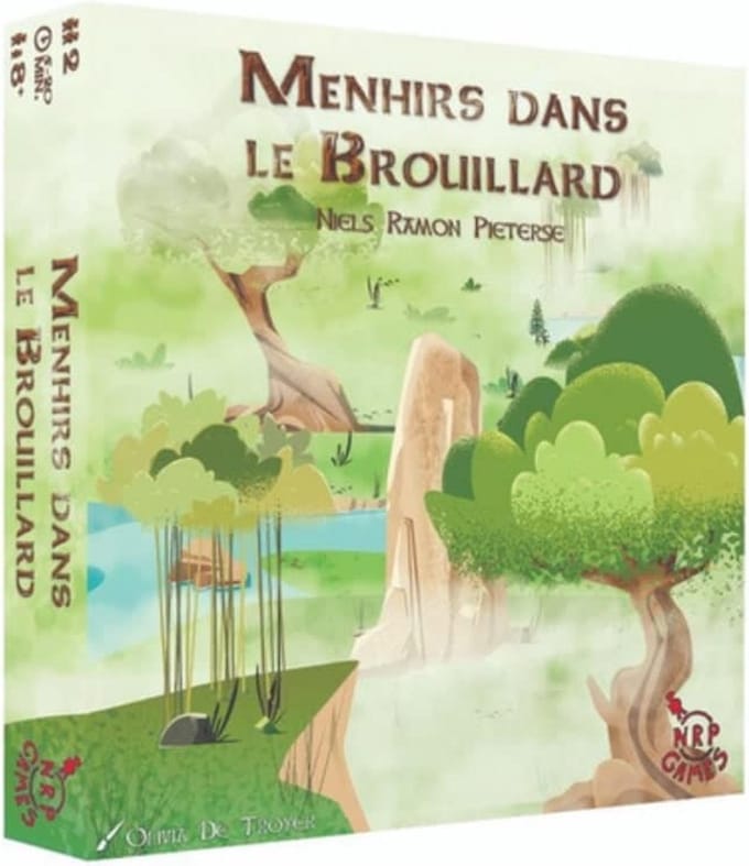 Menhirs dans le Brouillard (Menhirs in the Mist) bordspel