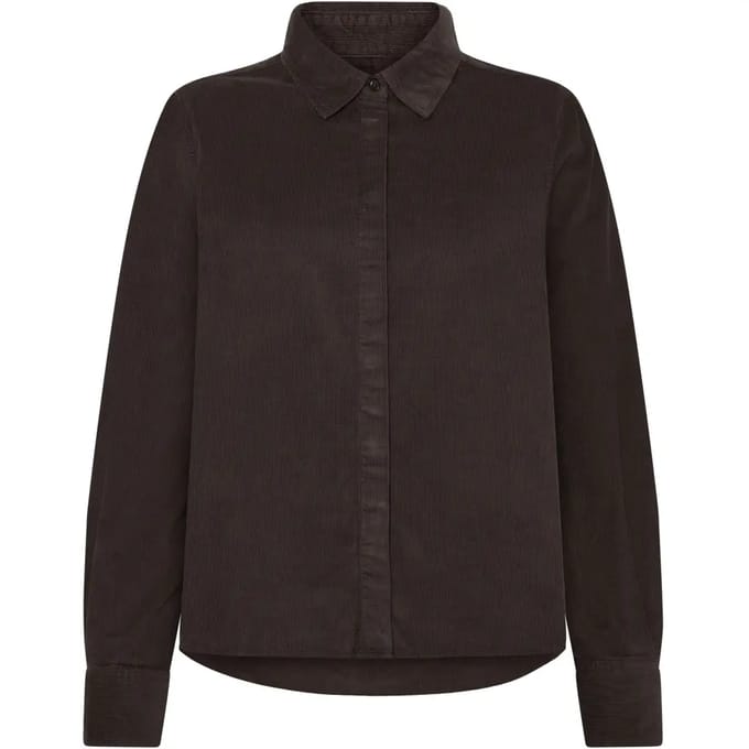 Vrouwen lange mouwen velours shirt KnowledgeCotton Apparel