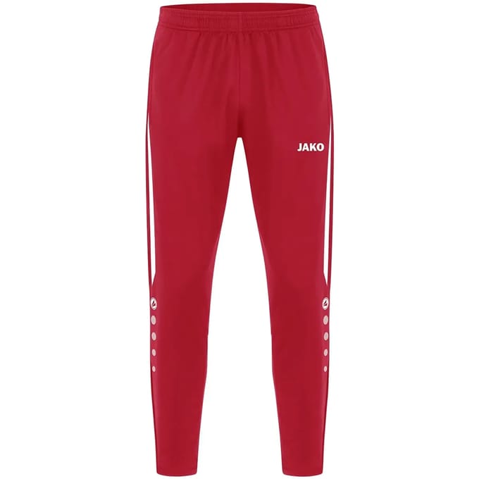 Jako Power Polyesterbroek Dames - Wit / Rood | Maat: 36