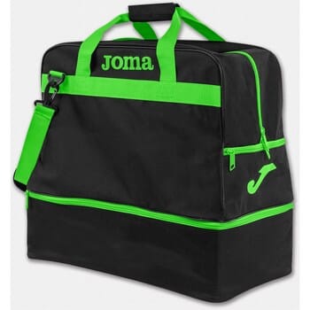 Joma Training III (Large) Sporttas Met Bodemvak - Zwart / Fluo Groen | Maat: Uni