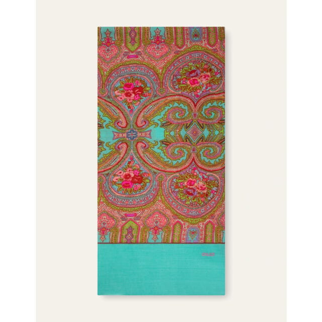 Oilily - Anotherorient woven shawl - Groen - One size