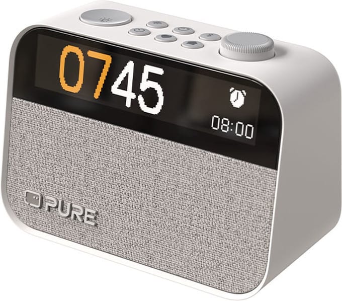 Pure Moment Wekkerradio Sfeerverlichting Katoenwit