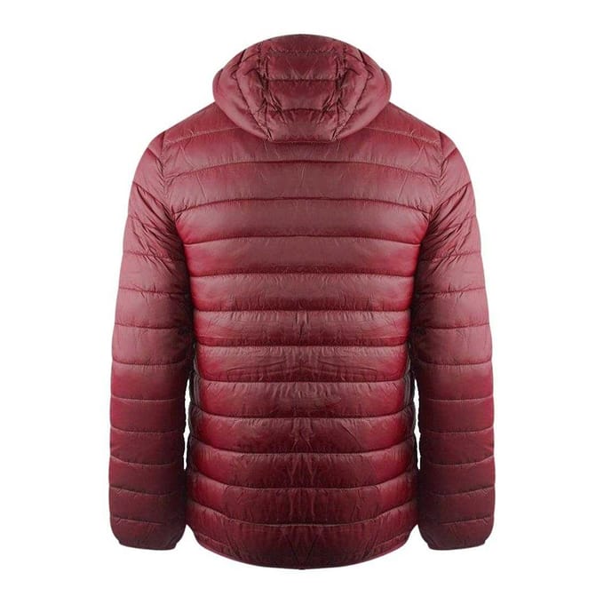 Aquascutum Heren Bordeaux Londen Logo Hooded Jacket (Rood)
