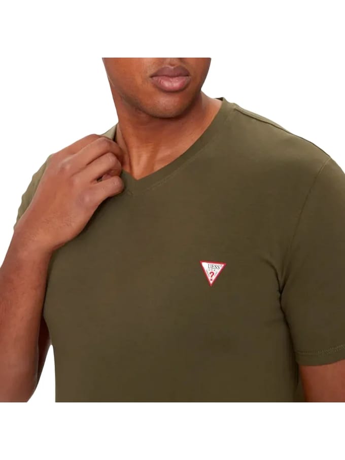 Guess heren T-shirt met driehoekig G-logo