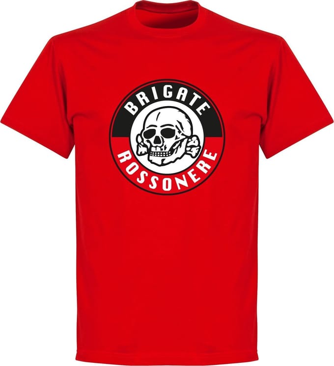 Brigate Rossonere T-shirt - Rood - XXL