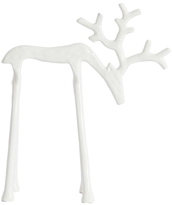 Ornament 21,5x9,5x25 cm DEER crème
