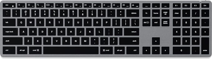 Satechi Slim X3 Bluetooth Toetsenbord - QWERTY - Grijs
