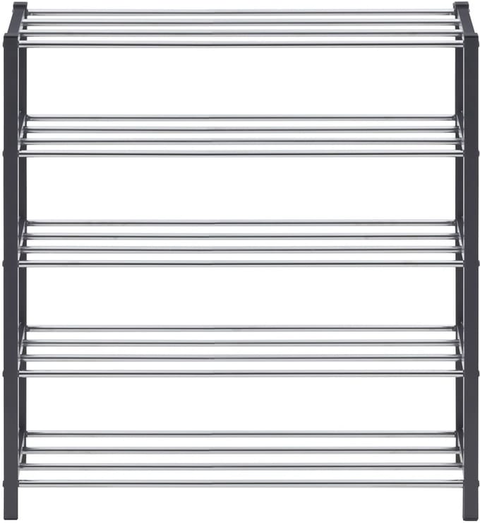 Schoenenrek DUBLIN met 5 planken – grijs