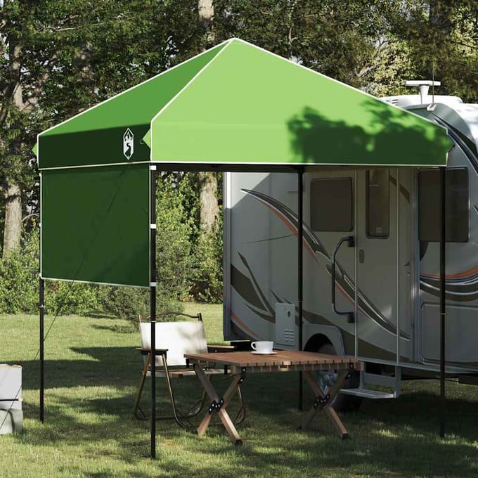 vidaXL - Luifel - Tent - 194 - x - 194 - x - 251 - cm - Groen - Stof