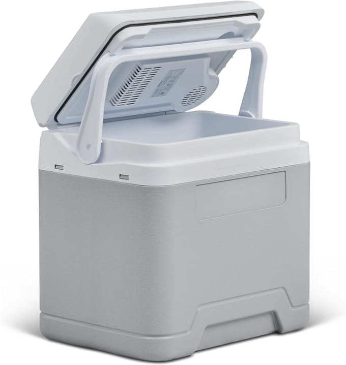 DnA® Koelbox Elektrisch 12v 230 Volt - Koelbox - Koelbox Elektrisch - Grijs - 45cm x 28cm x 32cm