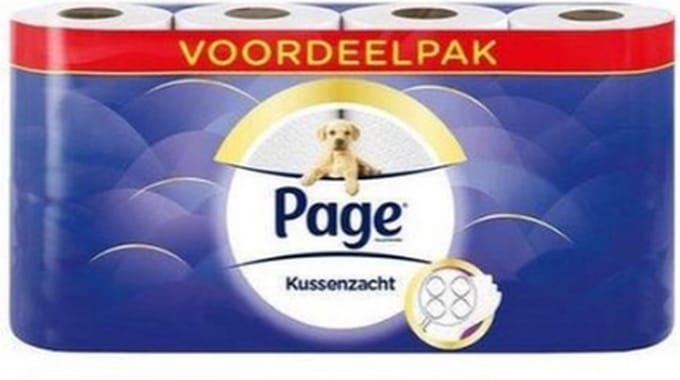 Page Kussenzacht Design Toiletpapier - 48-rol