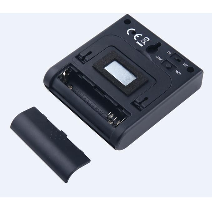 Digitale Vleesthermometer Barbecue Eten Kookthermometer Sonde Steak BBQ Temperatuurmeter black