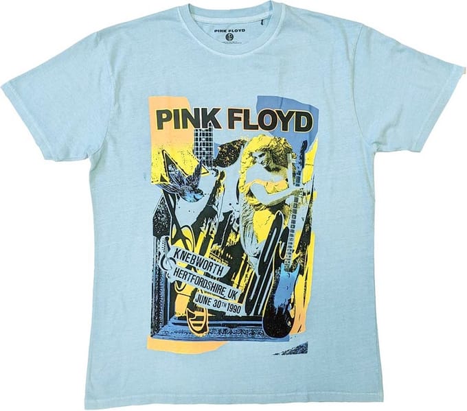 Pink Floyd - Knebworth Live Heren T-shirt - S - Blauw