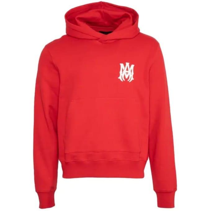 Amiri MA-logo rode hoodie