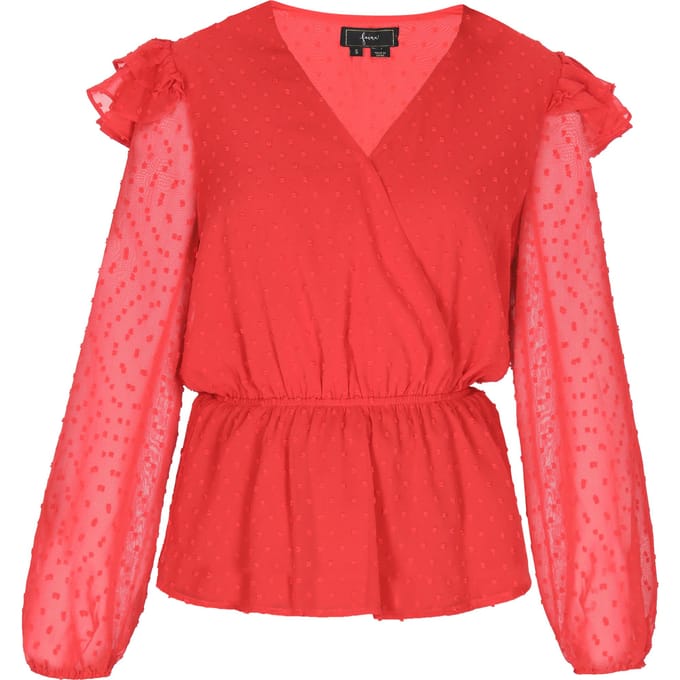 Faina Blouse Dames rood