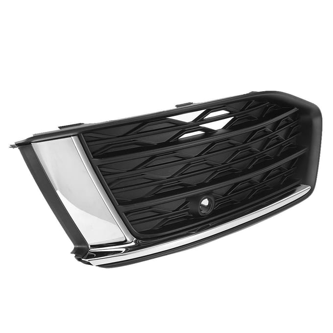 Grille de feu antibrouillard 4KD807647, cache de feu antibrouillard avant pour Audi A6 C8 (gauche) black