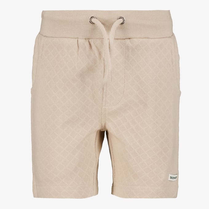 Unsigned jongens sweatshort beige - Maat 92