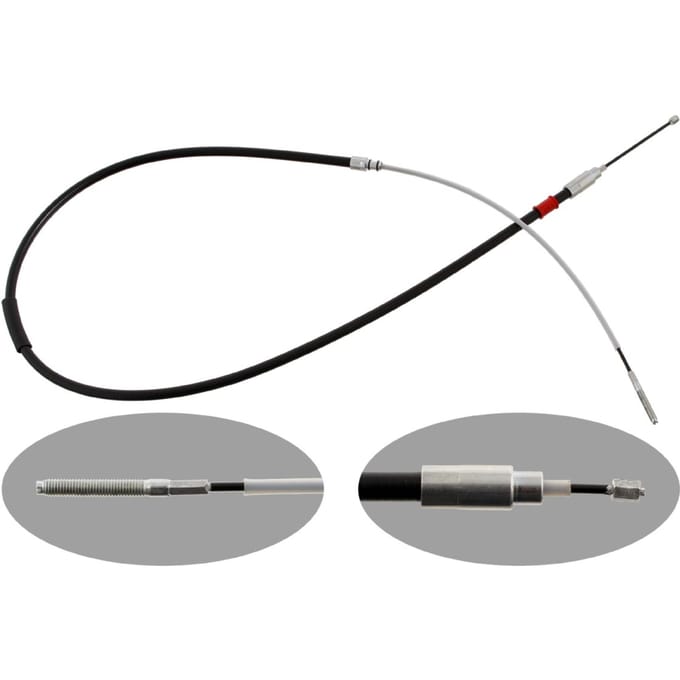 Kabel, parkeerrem FEBI BILSTEIN 28737 links