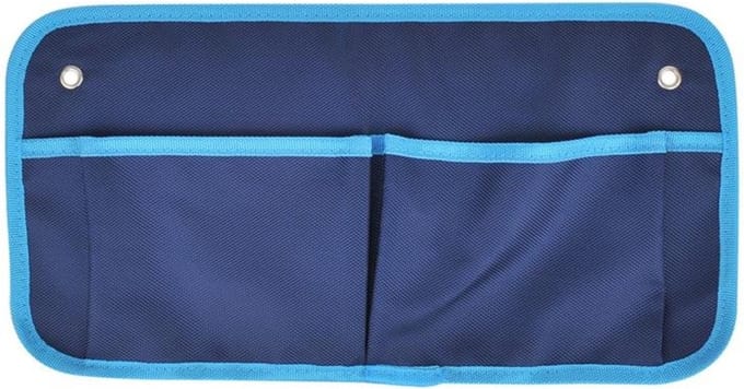 ProPlus Camping organizer - 2 vakken - UV-bestendig - Opvouwbaar - Blauw - 40 x 20 cm