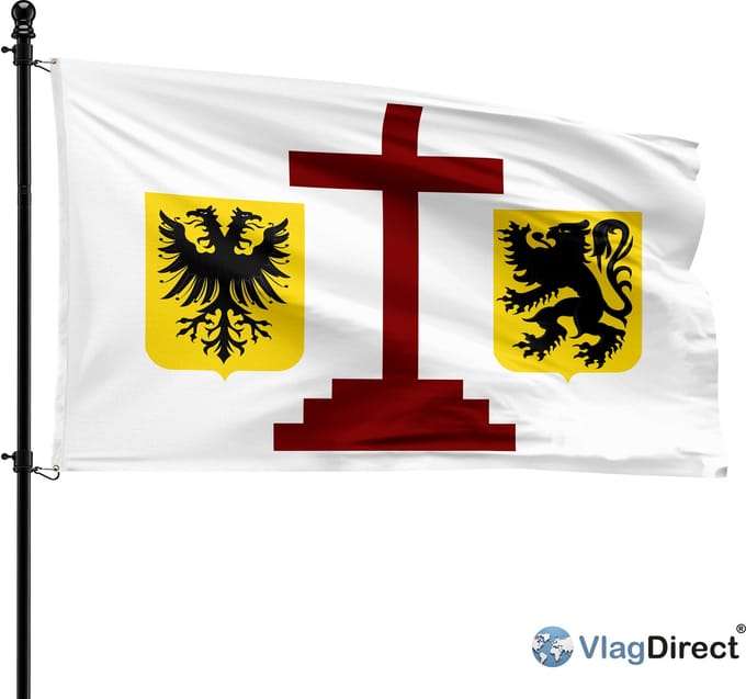 Geraardsbergse vlag - Gemeente Geraardsbergen vlag - 90 x 150 cm.