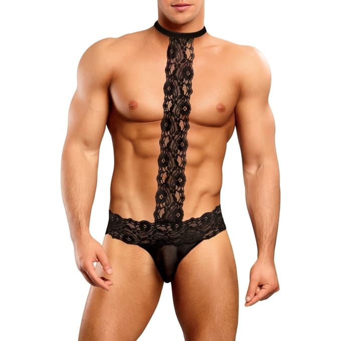 Male Power - Choker String - Zwart