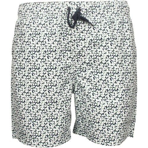 Baileys Swim Short Allover Mosaic Pattern Misty Green / male