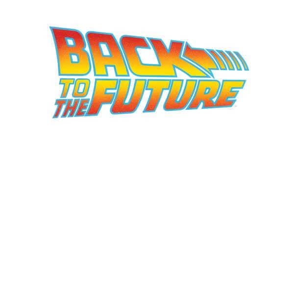 Back To The Future Classic Logo Hoodie - White - S