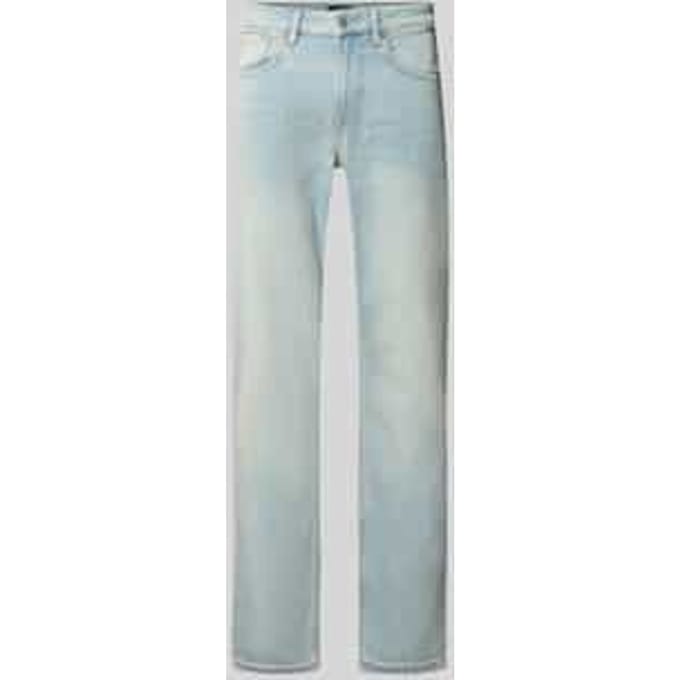 regular fit straight jeans van mix van katoen en lyocell model 'CASH'