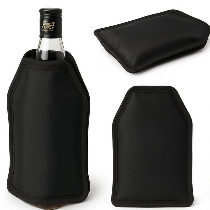 Housse de Refroidissement Pour Bouteilles d'Eau, Vin, Champagne, Bière, Refroidisseur Gel