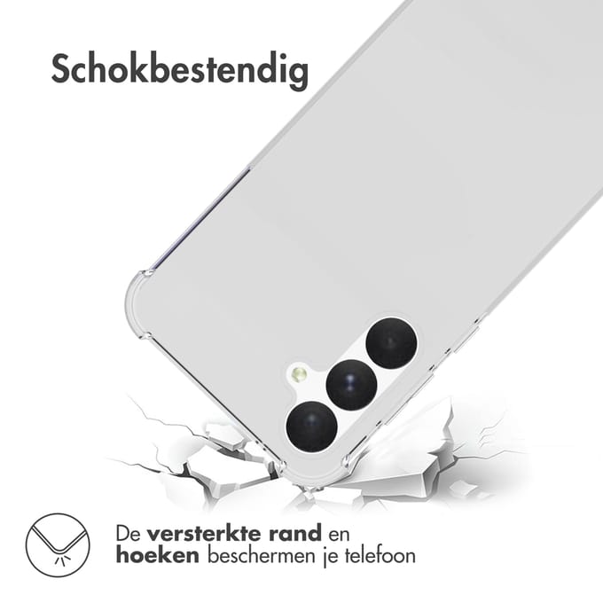 imoshion Hoesje - Geschikt voor Samsung Galaxy A55 (5G) - Shockproof Case - Transparant