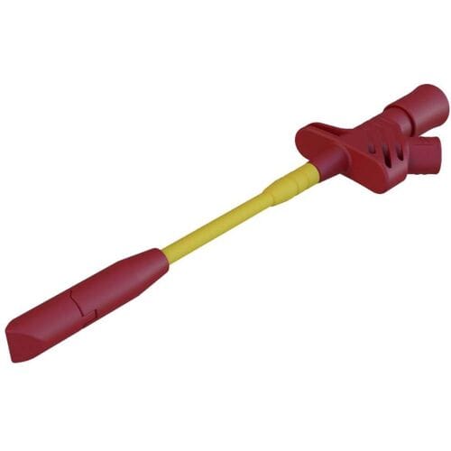 Hirschmann Test & Measurement KLEPS 2700 rt Grijpklem Steekaansluiting 4 mm CAT III Rood