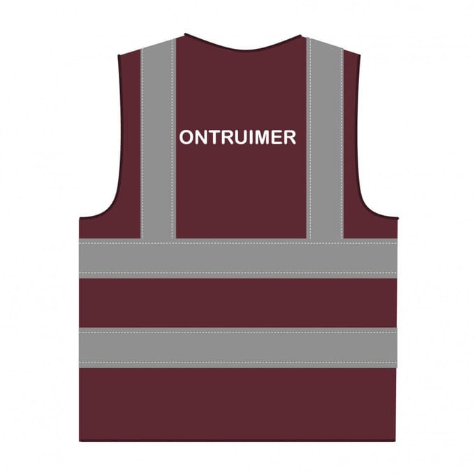 Ontruimer hesje RWS bordeauxrood