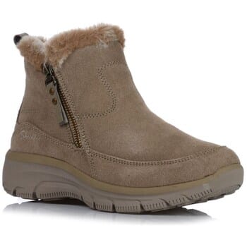 Skechers EASY GOING - COOL ZIP Dames Instappers - Taupe