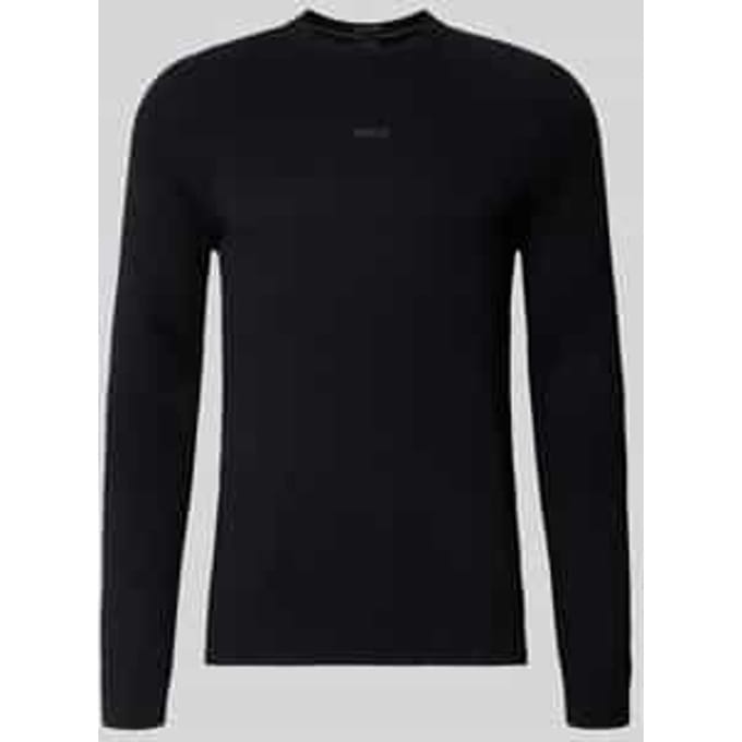 Regular fit gebreide pullover met wol