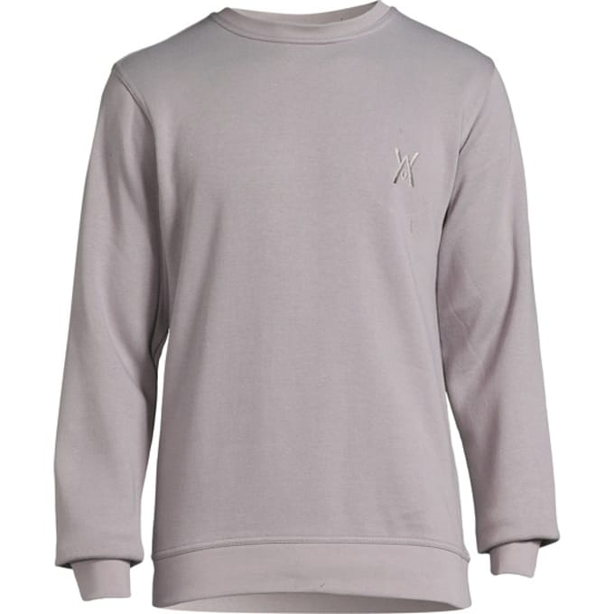 Aspact Ton Sur Ton Logo Crewneck Light Grey Größe: XL | Pullover Outlet | Unisex | Grau
