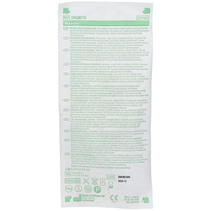 BX Access Admin. Set Vent Chamber 15cm EMC9611G 1 Accessoires