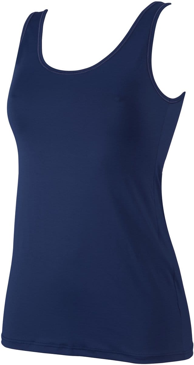 Avet Dames hemd microfiber 7591 - Polyamide dames onderhemd - Naadloos Singlet - Marino / S