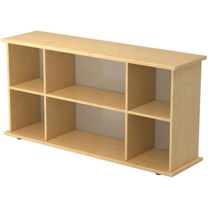 Sideboard TARA, B 1661 x D 448 x H 840 mm, esdoornpatroon