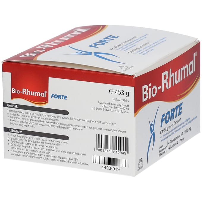 Bio-rhumal Forte Glucosamine 1500mg - Flexibele Gewrichten Supplement
