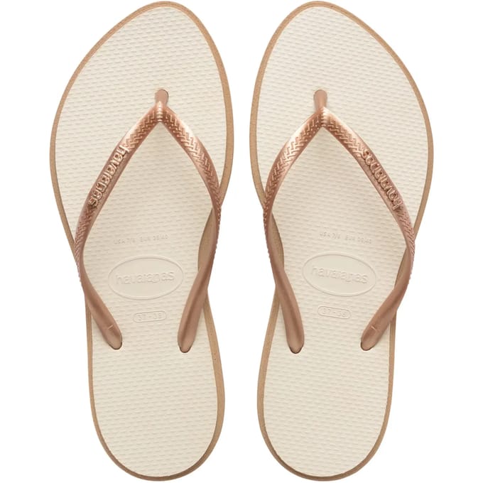 Havaianas Slim Point Slippers - Rosé - Beige