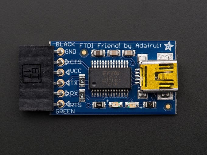 FTDI Friend + extras - v1.0 Adafruit 284