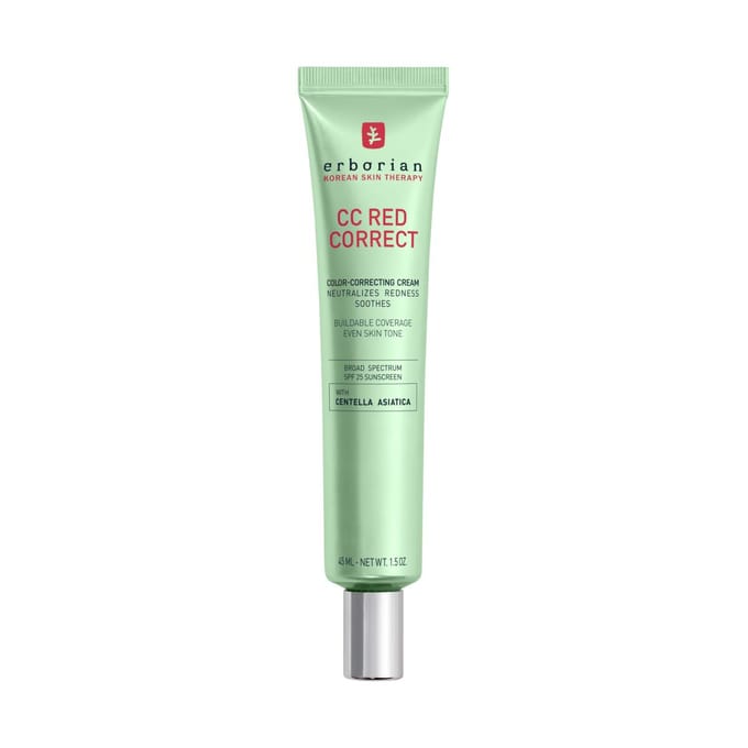 Erborian CC Red Correcting Cream Roodheid Correctie SPF 25 45ml 45ml beige