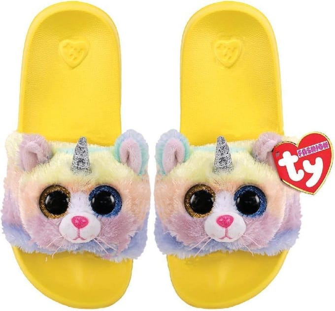 TY Fashion Slippers Kat Heather Maat 32-34 6 Stuks