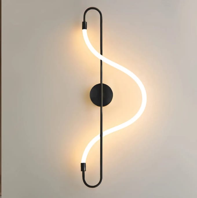 Toolight App857-W Long Spiegelverlichting Zwart 78X30X78Cm