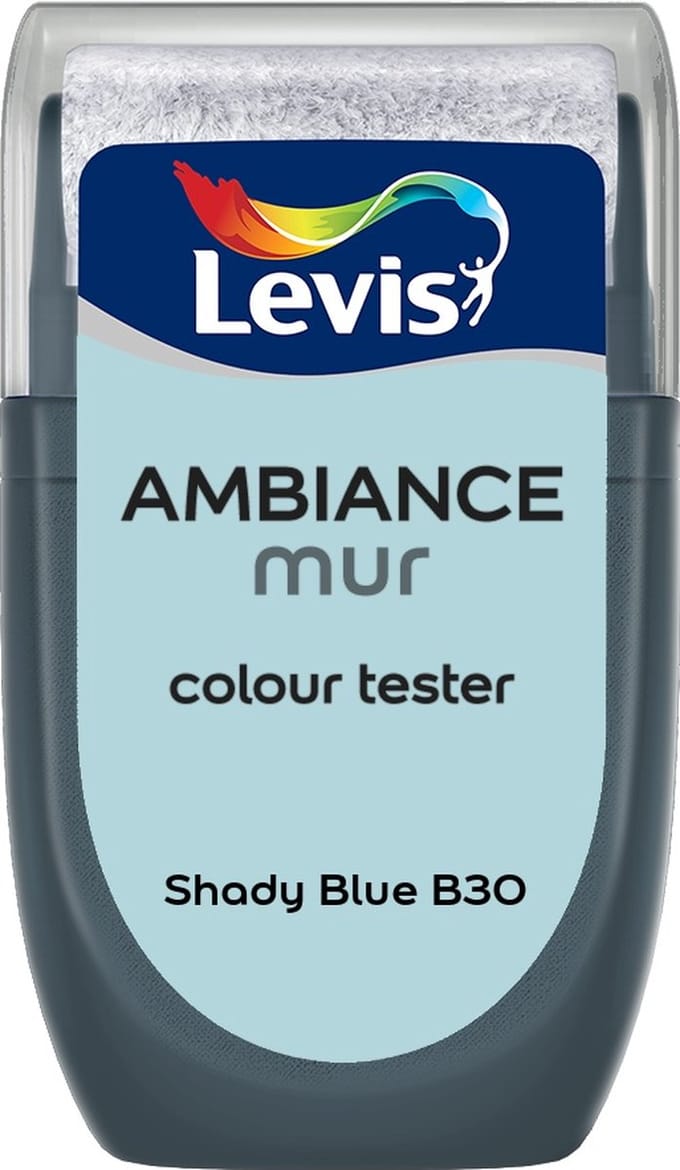 Levis - Muurverf Kleurtester Mat Mix - Shady Blue B30 - Mengverf - 30 Ml