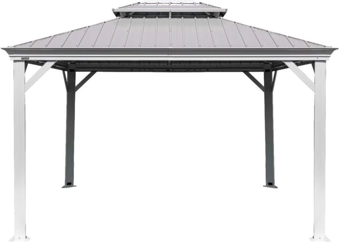 Sojag Paviljoen Pergola Messina 483x363 cm - Champagnekleurig