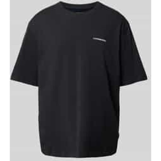 Oversized T-shirt met labelprint