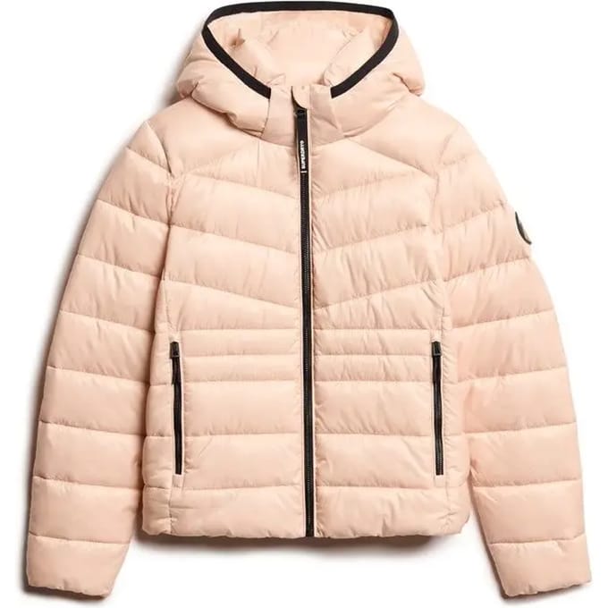 Superdry - Gewatteerde Fuji-jas met capuchon - Dames - Gewatteerde jassen