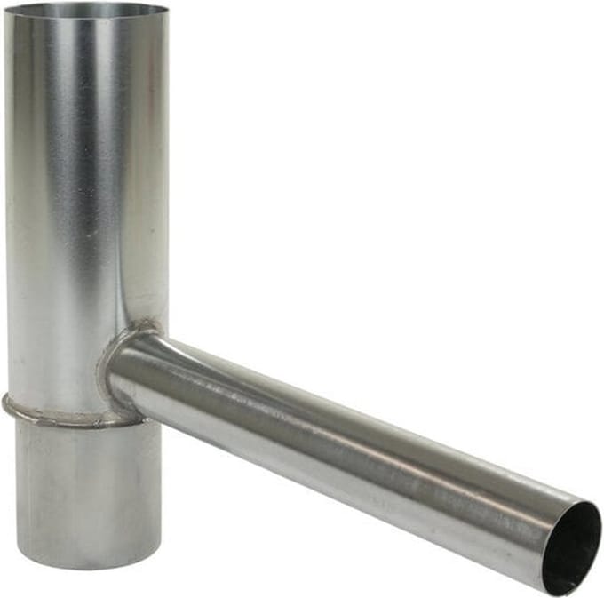 Regenton Vulautomaat / Overloop zink Ø 70/80 mm / Zinken regentonvuller