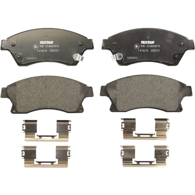 Remblokset TEXTAR 2503101, voor